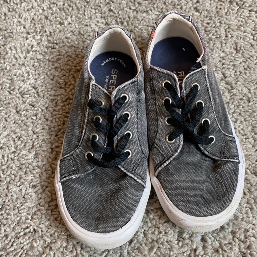 Little boys Sperry slip on shoes
